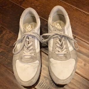 Vans white sneakers
